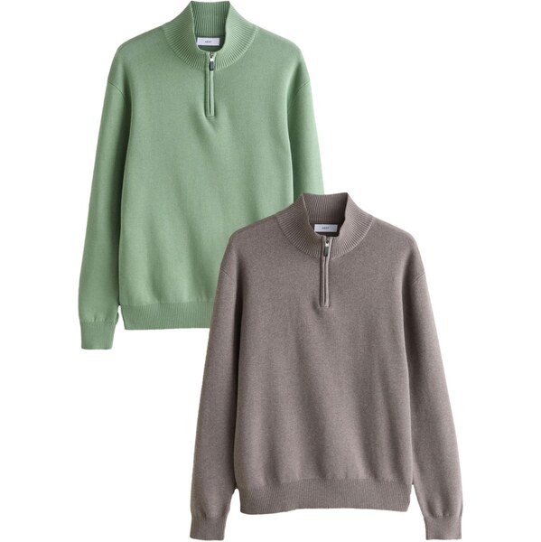 Next Sveter farby bahna / pastelovo zelená 67104570