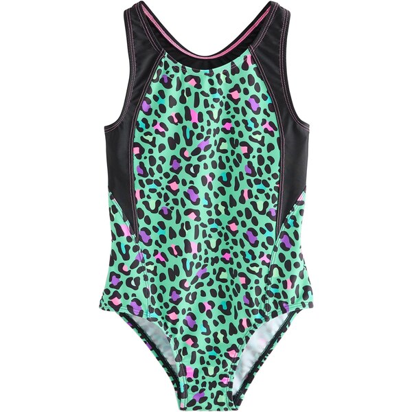 Next Jednodielne plavky zelená / fialová / ružová / čierna 67105001