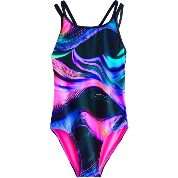 Next Jednodielne plavky vodová / tmavomodrá / ružová / čierna 67105004