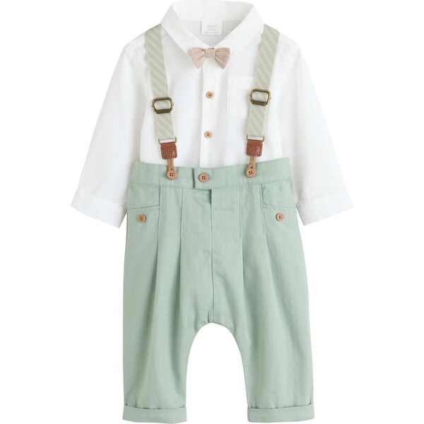 Next Set brokátová / mätová / biela 67105185