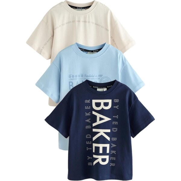 Baker by Ted Baker Tričko námornícka modrá / svetlomodrá / prírodná 67105397