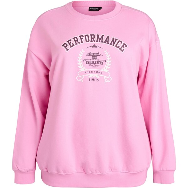 Active by Zizzi Mikina ružová / biela 67105726