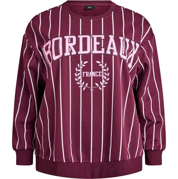 Active by Zizzi Mikina bordová / biela 67105727