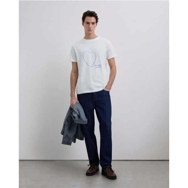 Scalpers Tričko Ilove šedobiela 67105737