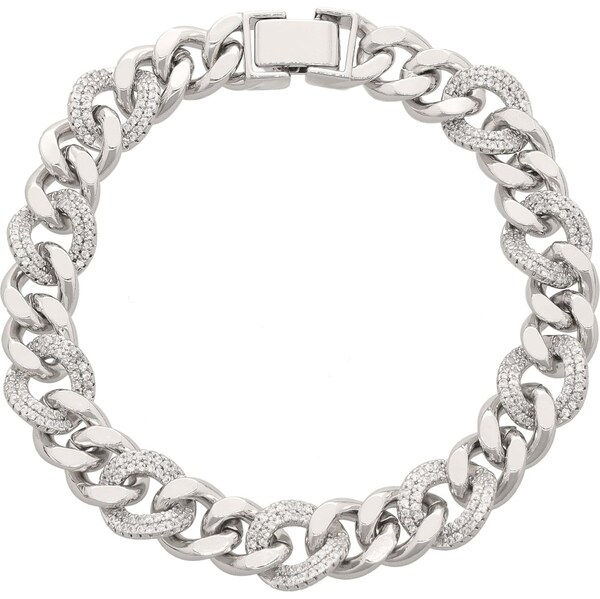 faina Náramok strieborná / priehľadná 67105840