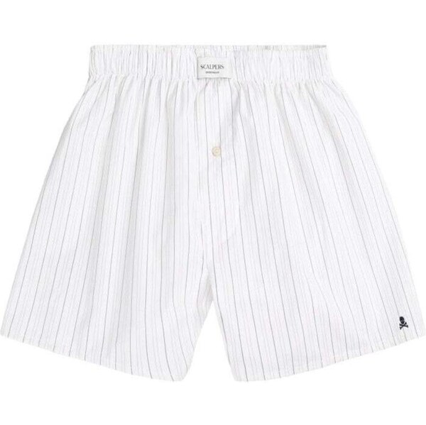 Scalpers Boxerky burgundská / biela 67105777