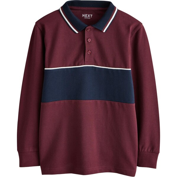 Next Tričko námornícka modrá / farba lesného ovocia / biela 67106148