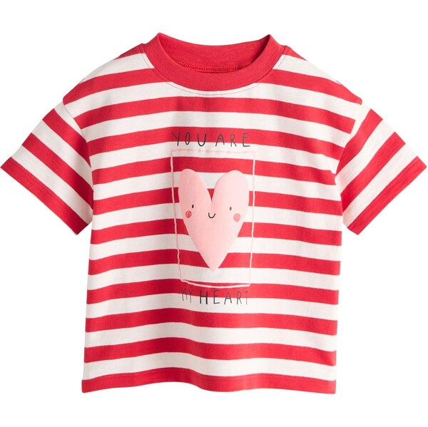 Next Tričko ružová / červená / čierna / biela 67106183