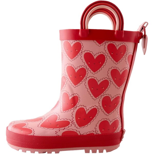 Next Gumáky ružová / červená 67106240