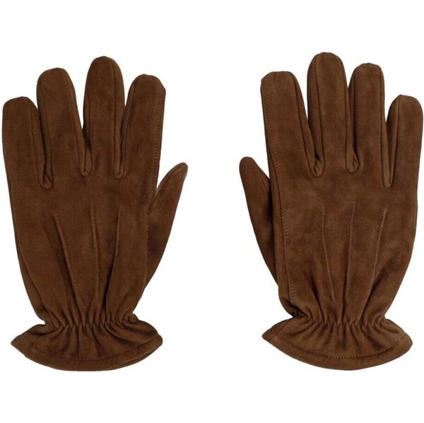 Scalpers Prstové rukavice tmavohnedá 67106332