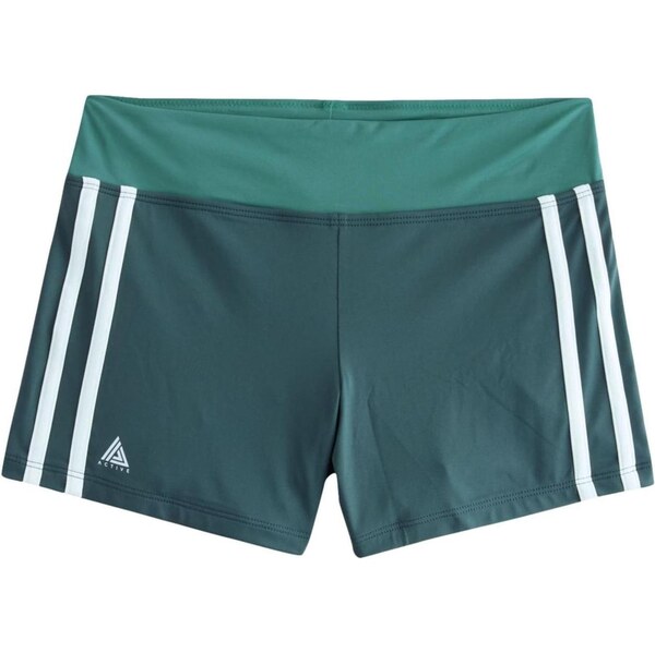 Next Plavecké šortky Active Swim smaragdová / tmavozelená / biela 67106325