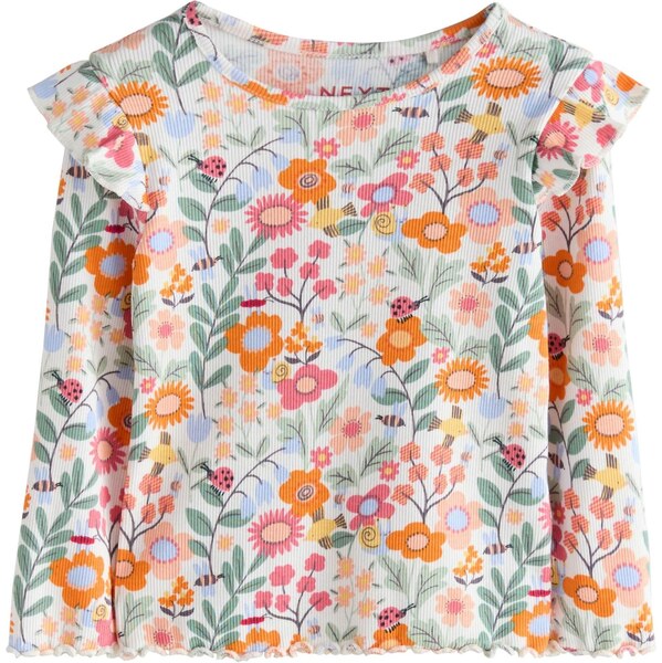 Next Tričko žltá / zelená / oranžová / biela 67107051