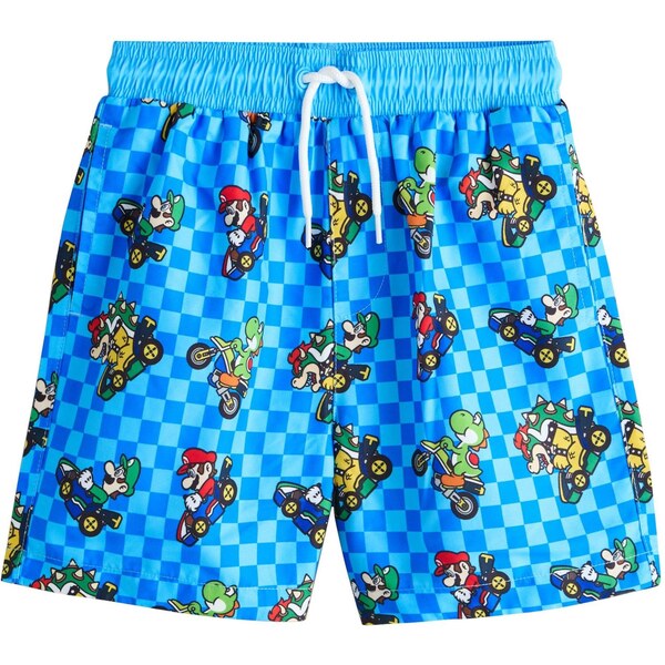 Next Plavecké šortky azúrová / zelená / červená / čierna 67107073