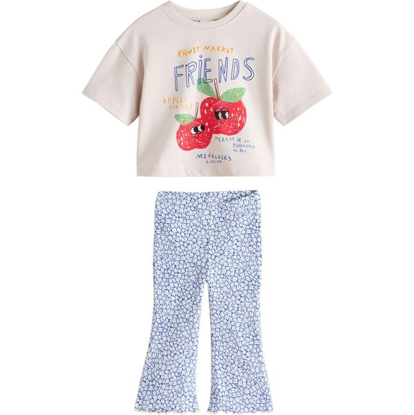 Next Set modrá / kiwi / jasne červená / biela ako vlna 67107088