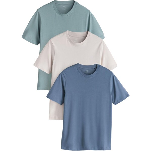 Next Tričko zafírová / smaragdová / biela 67107093