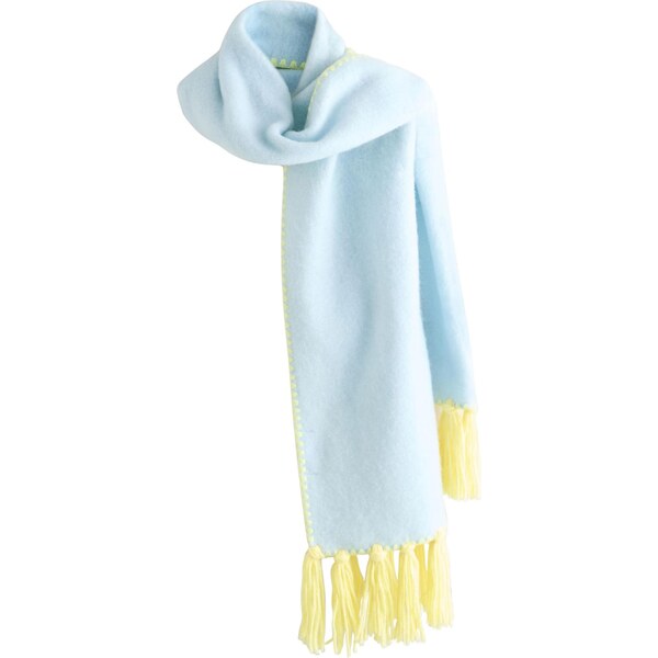 Next Šál svetlomodrá / žltá 67107089