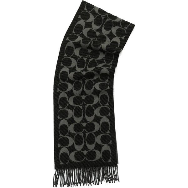 COACH Šál tmavosivá / čierna 67106427