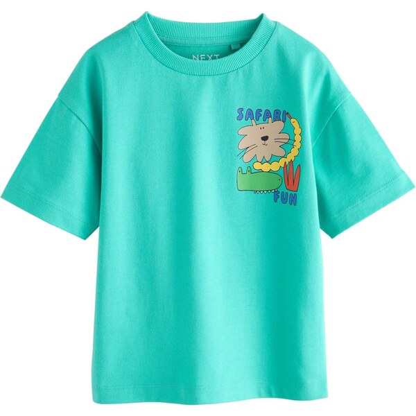 Next Tričko vodová / žltá / orgovánová / červená 67107146