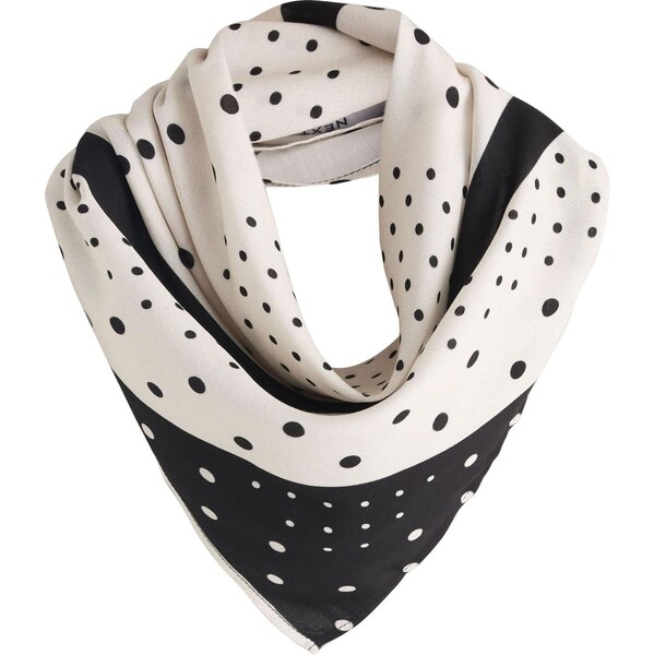Next Šál krémová / čierna 67106486