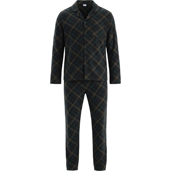 Dagi Dlhé pyžamo pueblo / antracitová / tmavozelená / čierna 67106508