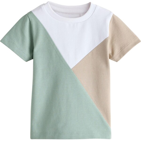 Next Tričko béžová / mätová / biela 67107179