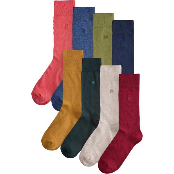 Next Ponožky námornícka modrá / kobaltovomodrá / kaki / bordová 67107170