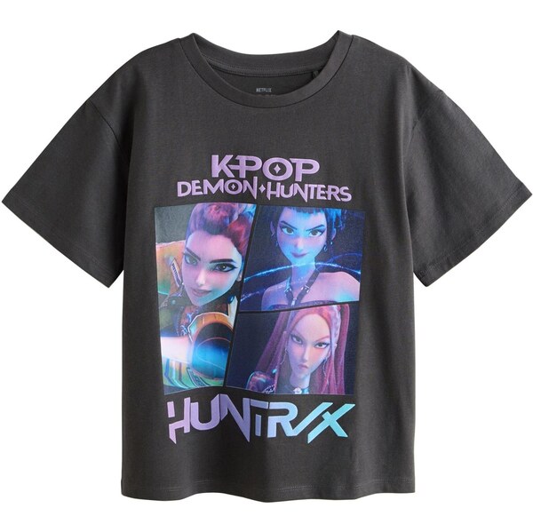 Next Tričko KPOP Demon Hunters modrá / sivá / fialová 67106599
