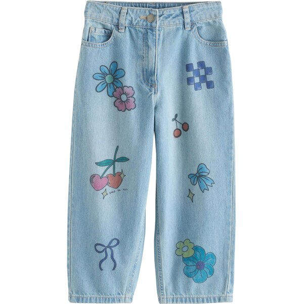 Next Džínsy tyrkysová / modrá denim / svetlomodrá / červená 67106801