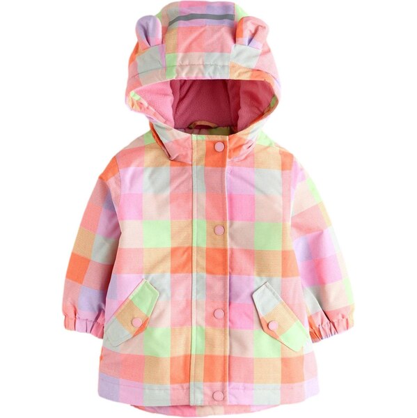 Next Prechodná bunda svetlozelená / orgovánová / homárová / ružová 67106860