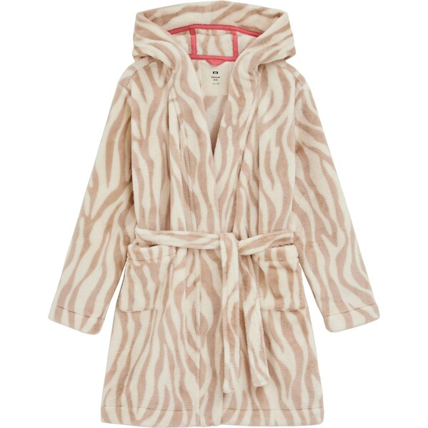 WE Fashion Župan béžová / biela 67106838