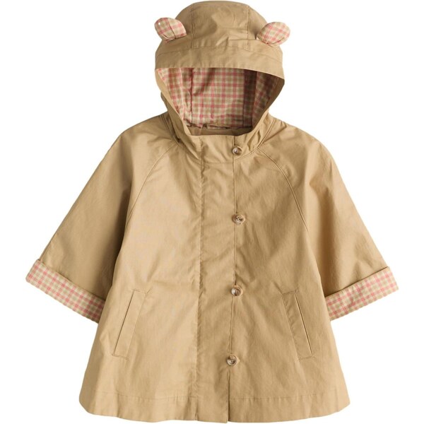 Next Kabát farba ťavej srsti / staroružová / šedobiela 67106849