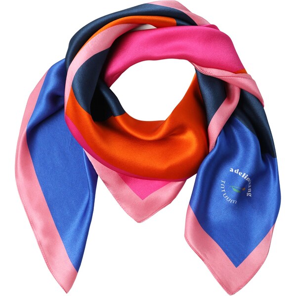 TATUUM Šál Neliz kráľovská modrá / oranžová / ružová / čierna 67106901