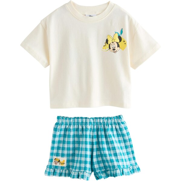 Next Set Disney Minnie and Mickey nebielená / žltá / petrolejová / 67106965
