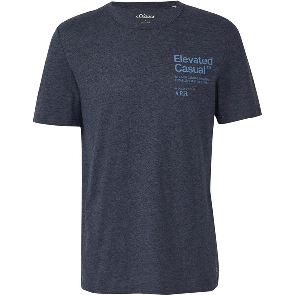 s.Oliver Tričko opálová / modrá melírovaná 67111787