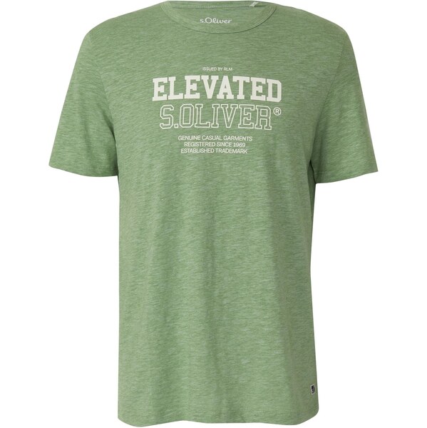 s.Oliver Tričko zelená / biela 67117666