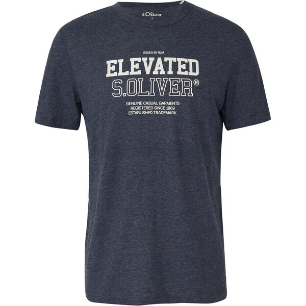 s.Oliver Tričko námornícka modrá / šedobiela 67117673