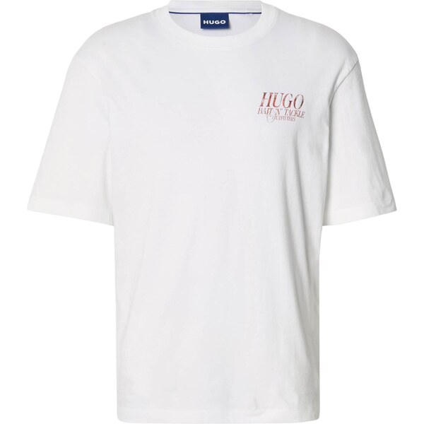 HUGO Tričko Nofishix azúrová / svetlomodrá / tmavočervená / biela 67117699