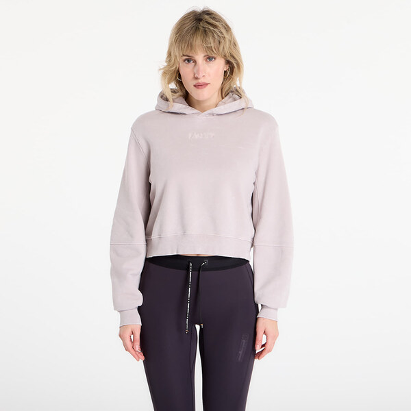 Mikina BANDIT Cotton Fleece Cropped Hoodie Ash M 67118971