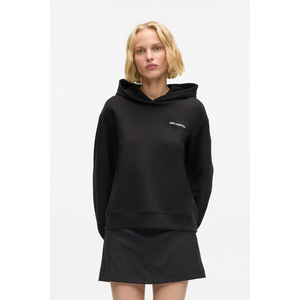 MIKINA KARL LAGERFELD LOGO TAPE HOODIE 67120046