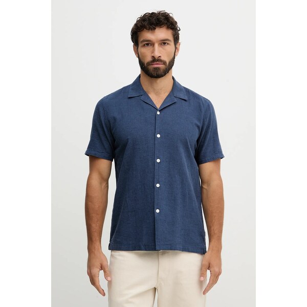 Košeľa s prímesou ľanu Lindbergh 67119102