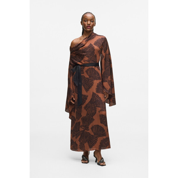 ŠATY KARL LAGERFELD PRINTED FLUID KAFTAN 67120028