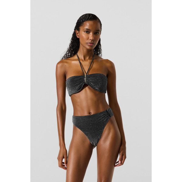 PLAVKY KARL LAGERFELD SIGNATURE LUREX CHEEKY BOTTOM 67120051