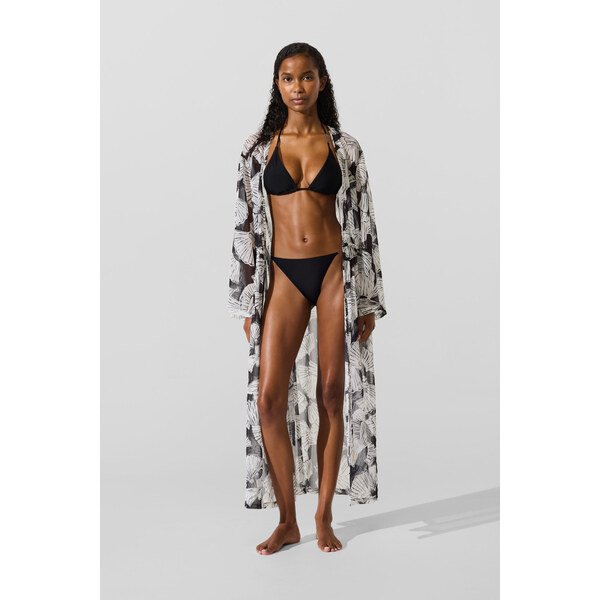 PLÁŽOVÉ OBLEČENIE KARL LAGERFELD FAN AOP KAFTAN 67120055