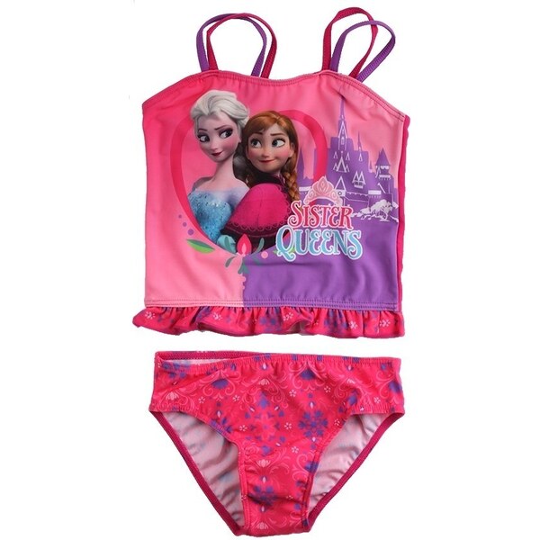 Setino Dievčenské dvojdielne plavky Ľadové kráľovstvo - Sister Queens 15476637