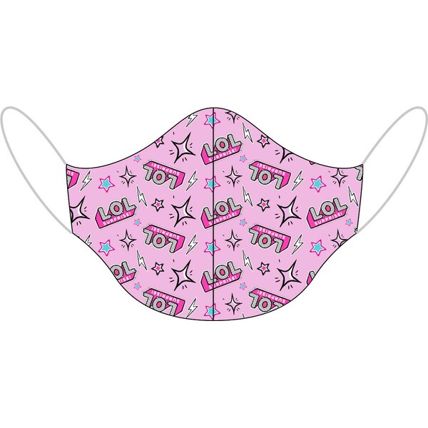 E plus M Dievčenské dvojvrstvové bavlnené rúško L.O.L. Surprise - 21531068