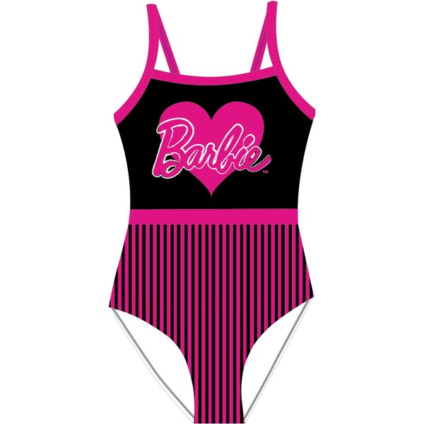 E plus M Dievčenské jednodielne plavky Barbie so srdiečkom 22808629