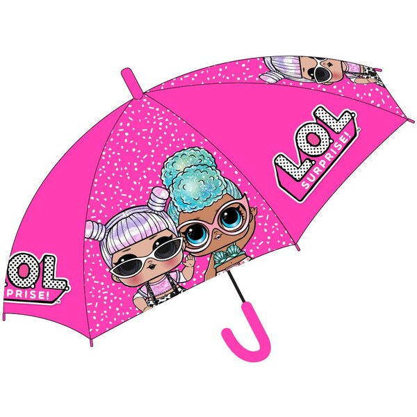 E plus M Dievčenský vystreľovací dáždnik L.O.L. Surprise - ružový 27171587