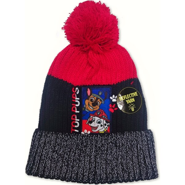 SunCity Chlapčenská čiapka z reflexnej priadze Labková patrola - Paw 28442707
