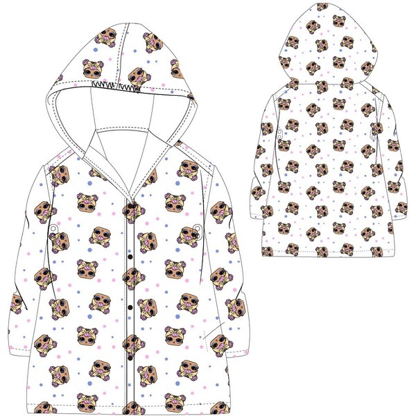 E plus M Dievčenská transparentná pláštenka L.O.L. Surprise 28800428