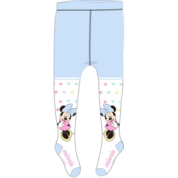 E plus M Dievčenské pančuchy Minnie Mouse so srdiečkami - Disney 35075019